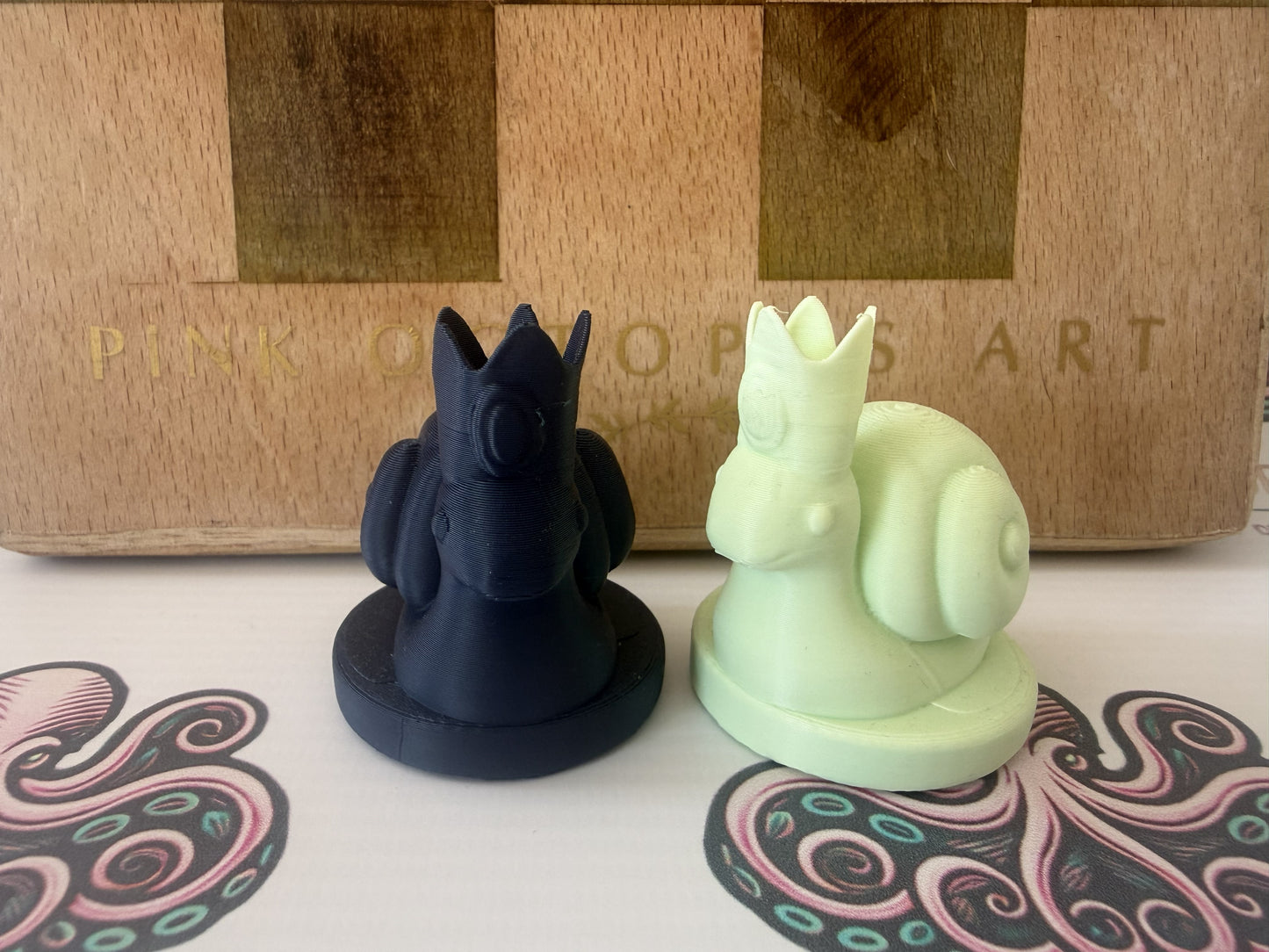 Enchanted Garden Chess Set | Handmade Fantasy Woodland Chess Pieces