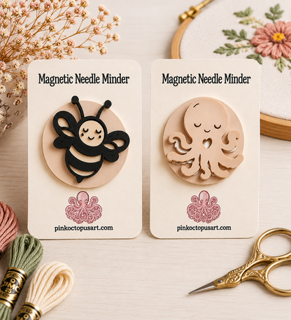 Magnetic Needle Minder | Handmade Sewing & Embroidery Accessory