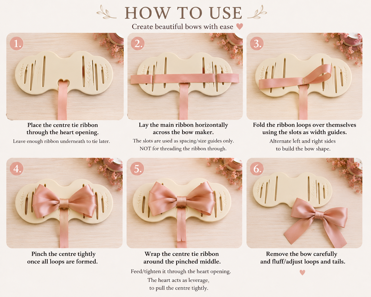 Bow Maker Tool | Handmade Craft Bow Maker for Ribbon & Gift Bows