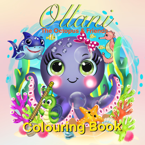Cute Ocean Animals Colouring Book – Flip-Through Preview